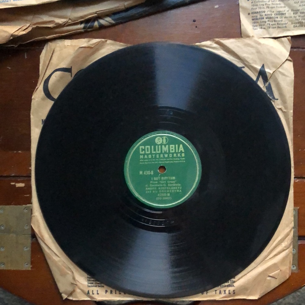 Andre Kostelanetz I Got Rhythm 78 RPM Shellac Record